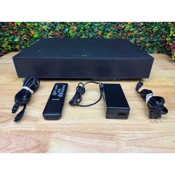 Zvox Z-Base 220 Low Profile Single Cabinet Soundbar Home Theater TESTED + Remote - Picture 2 of 13